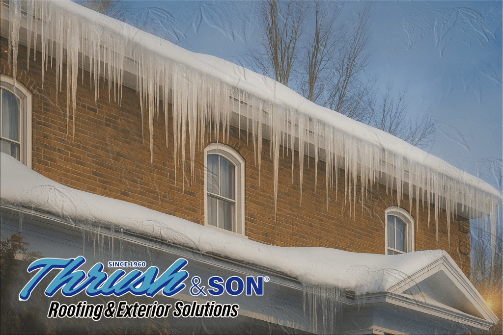 The Real Reason long icicles signal dangerous ice dam conditions on a residential roof