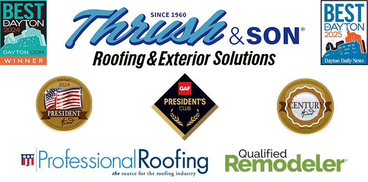 During home improvements, Thrush & Son delivers award-winning roofing and remodeling backed by trusted certifications.