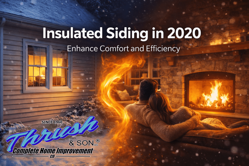 Arctic Blast winter weather highlighting how insulated siding improves comfort and home energy efficiency