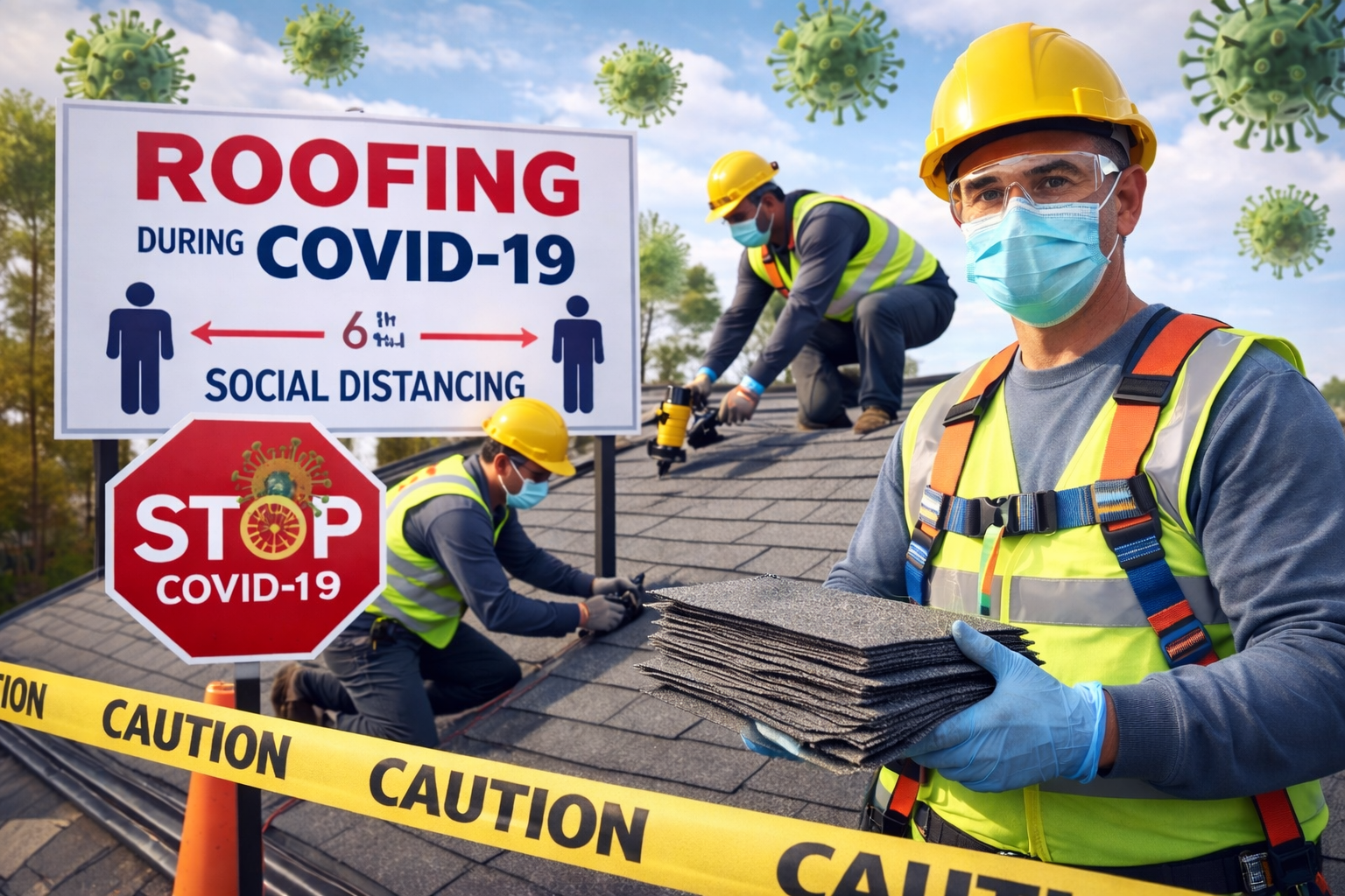 Roof Repairs During the Epic Coronavirus Pandemic of 2020? Yes, You Can!