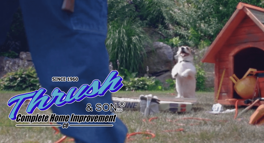 Jesse's Scary Experience shows a nervous dog outside before a dangerous storm hits Miami Valley homes