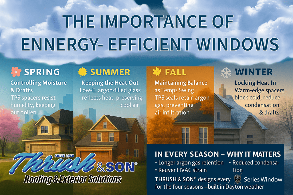 Choose Vinyl Windows to improve energy efficiency in every season and reduce drafts, moisture, and heat loss