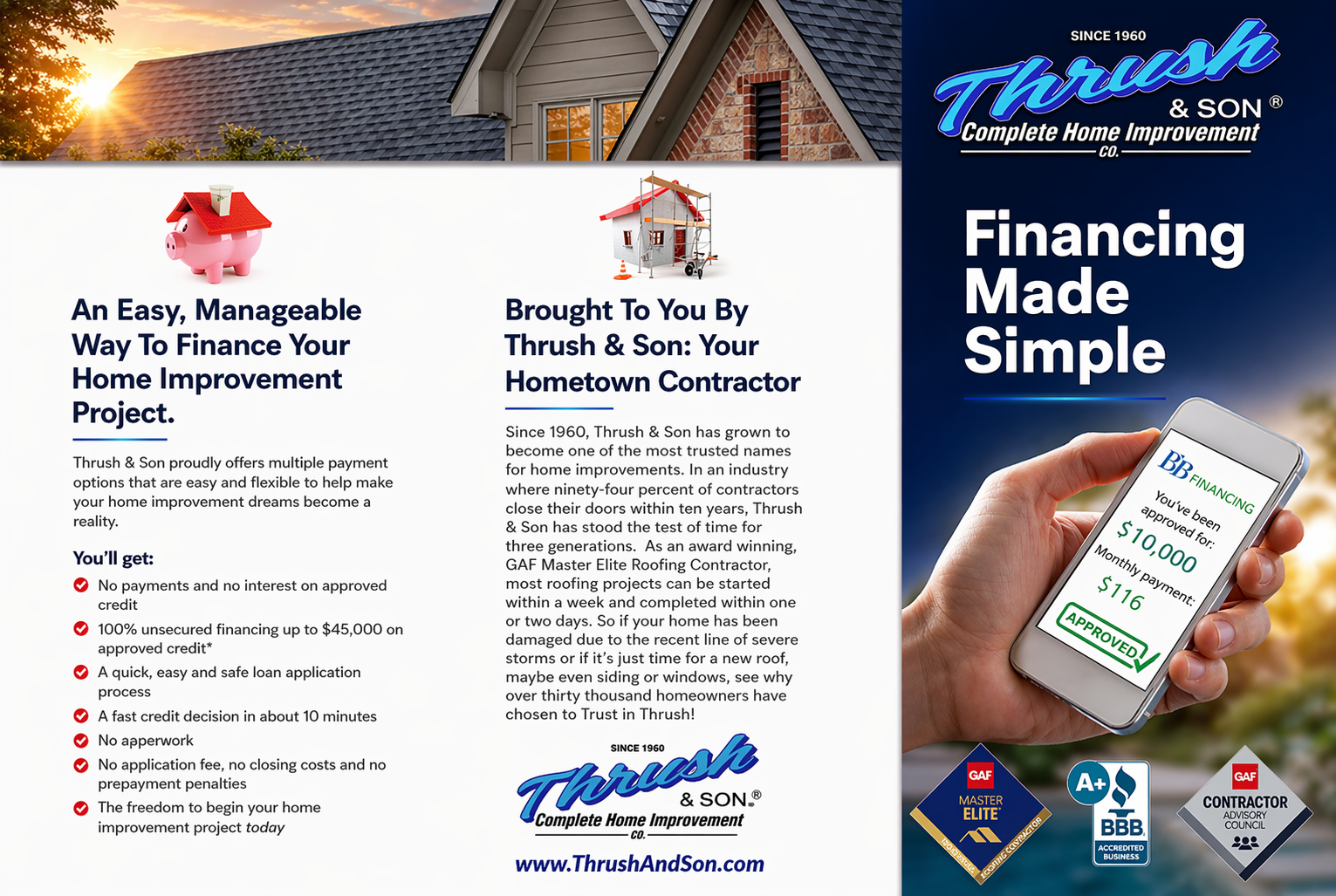 3 Smart Reasons Financing Your Roof Makes Sense Today