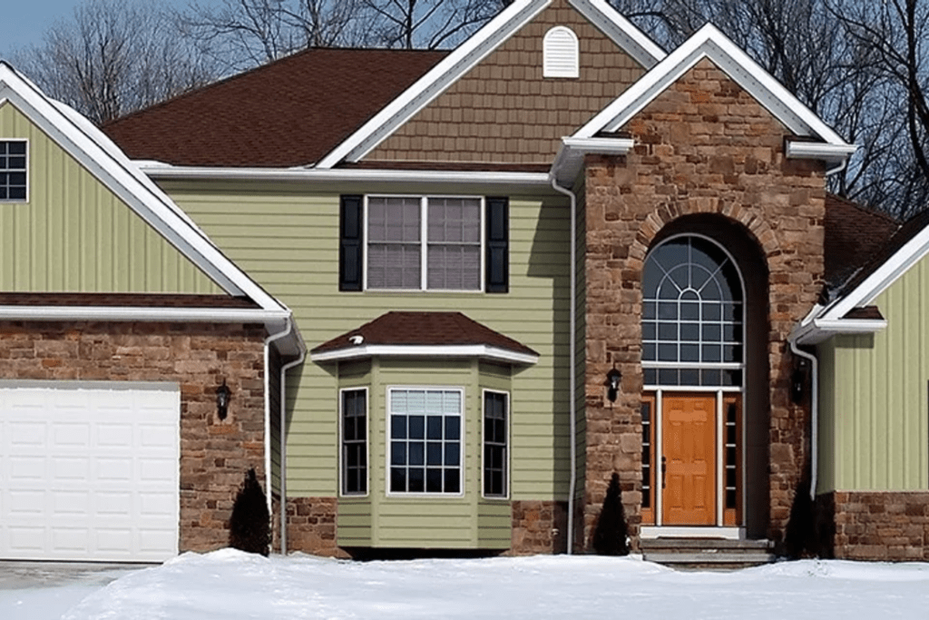 Door guide showcasing a classic home entry with stone accents, dramatically improving curb appeal, security, and long-term property value